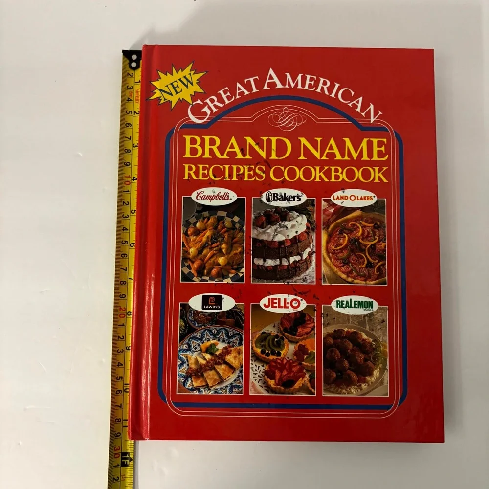 New Great American Brand Name Recipes Hardcover 1992 800+ Recipes Cookbook